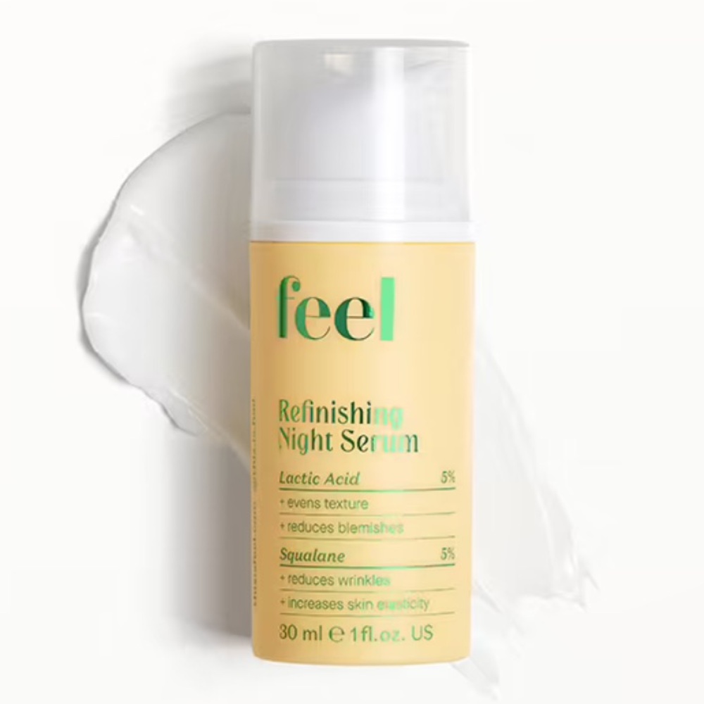 NEW Feel Refinishing Night Serum with Lactic & Squalane